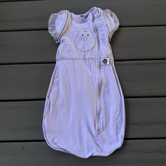 Nested Bean Air 6-in-1 Adaptable Baby Sleep Sack Lavender Size Newborn - Picture 1 of 9